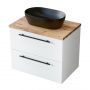 Uptrend Nava 004SU7001999BL7001 szafka z blatem 70.5x46x52.7 cm podumywalkowa stojąca biała zdj.1