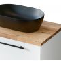 Uptrend Nava 004SU7001999BL7001 szafka z blatem 70.5x46x52.7 cm podumywalkowa stojąca biała zdj.4