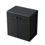 Uptrend Panarea 005SU6006 szafka 59.6x38.2x60 cm podumywalkowa wisząca czarna zdj.3