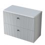 Uptrend Panarea 005SU8001 szafka 79.6x38.2x60 cm podumywalkowa wisząca szara zdj.5
