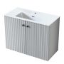 Uptrend Panarea 005SU8004 szafka 79.6x38.2x60 cm podumywalkowa wisząca szara zdj.1