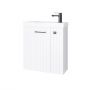 Uptrend Nook 010SU5503TR41366 umywalka z szafką i uchwytami 55 cm białą zdj.1
