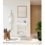 Uptrend Nook 010SU5503TR41366 umywalka z szafką i uchwytami 55 cm białą zdj.5
