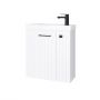 Uptrend Nook 010SU5504TR41366 umywalka z szafką i uchwytami 55 cm białą zdj.1