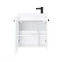 Uptrend Nook 010SU5504TR41366 umywalka z szafką i uchwytami 55 cm białą zdj.3