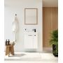 Uptrend Nook 010SU5504TR41366 umywalka z szafką i uchwytami 55 cm białą zdj.4