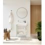 Uptrend Nook 010SU5507TR41366 umywalka z szafką i uchwytami 55 cm zieloną zdj.5
