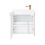 Uptrend Nook 010SU5510TR41366 umywalka z szafką i uchwytami 55 cm zdj.3