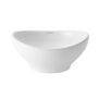 Uptrend smoll TR40166 umywalka 28x14 cm owalna nablatowa biała zdj.3