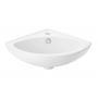 Uptrend Corner TR41196 umywalka 56x19.5 cm narożna ścienna biała zdj.3