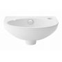 Uptrend Ines TR41203 umywalka 36x24 cm owalna biała zdj.4