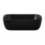 Uptrend Hapi TR41287U18 umywalka 45.5x14 cm prostokątna nablatowa czarna zdj.4
