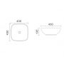 Uptrend Hermosa Square TR41288 umywalka zdj.2