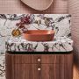 Uptrend Sparrow TR41385U30 umywalka 50x30 cm owalna nablatowa zdj.3