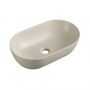 Uptrend Sparrow TR41385U43 umywalka 50x30 cm owalna nablatowa brąz/beż zdj.1