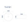 Uptrend Vesta TR4161 umywalka zdj.2