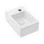 Uptrend Rosa TR4331A umywalka 37x12 cm prostokątna nablatowa biała zdj.4