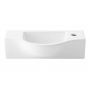 Uptrend Ana TR4523B umywalka 45x25 cm półokrągła ścienna biała zdj.3