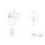 Villeroy & Boch Loop & Friends TVS106353113K5 bateria wannowo-prysznicowa podtynkowa podtynkowa czarny zdj.2