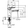 Villeroy & Boch O.Novo Start TVW10510311061 bateria umywalkowa stojąca chrom zdj.2