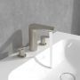 Villeroy & Boch Antao TVW11100100064 bateria umywalkowa stojąca nikiel zdj.5