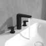 Villeroy & Boch Antao TVW111001000K5 bateria umywalkowa stojąca czarna zdj.4