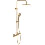 Villeroy & Boch Verve Showers TVS10900500076 zestaw prysznicowy ścienny termostatyczny z deszczownicą złoty zdj.1