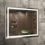 Venti Willa 5907459662177 lustro 100x80 cm prostokątne z oświetleniem srebrny zdj.6