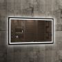 Venti Luxled 5907459662733 lustro 120x60 cm prostokątne z oświetleniem czarny zdj.6