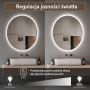 Venti Ringo 5905951180069 lustro 50x50 cm okrągłe z oświetleniem zdj.6