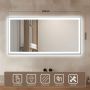 Venti Nicola 5907459662269 lustro 120x60 cm prostokątne z oświetleniem zdj.4