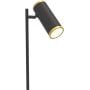 Aviano Toulouse 3003104 lampa stojąca 1x10 W czarna-złota zdj.3