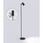 Aviano Toulouse 3003104 lampa stojąca 1x10 W czarna-złota zdj.4