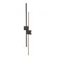 Aviano Linealo 42020410 lampa ścienna 4x25 W czarny zdj.1