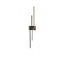Aviano Linealo 42020410S lampa ścienna 4x25 W czarny zdj.1
