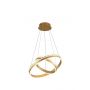 Aviano Vivies 62010215 lampa wisząca 2x54 W złota zdj.1