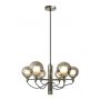 Aviano Classico 62210610 lampa wisząca 6x3 W czarna-chrom zdj.1