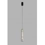 Aviano Cilindro 62230110 lampa wisząca 1x9 W czarna-chrom-przydymiona zdj.4