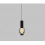 Aviano Ronda 62240110 lampa wisząca 2x8 W czarna-chrom-przydymiona zdj.3