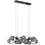 Wofi Nancy 70141405 lampa wisząca powyżej 6x3.5 W czarna-chrom zdj.1