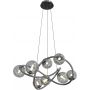 Wofi Nancy 7014805 lampa wisząca powyżej 6x3.5 W czarna-chrom zdj.1