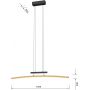 Wofi Bologna lampa wisząca 1x27 W czarna 7020-106 zdj.2