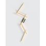 Aviano Rimini 7021506 lampa podsufitowa 5x11.4 W czarna-drewno zdj.3