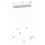Aviano Quiberon 7039608 lampa wisząca 6x W biała zdj.2