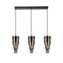 Aviano Grans 72110310 lampa wisząca 3x W czarna-chrom zdj.1