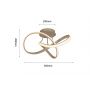 Aviano Bandol 9064113S lampa podsufitowa 1x38 W piaskowa zdj.2
