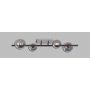 Aviano Sevilla 92140410 lampa podsufitowa 4x3 W czarna-chrom zdj.2