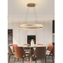 Aviano Vivies 62010215 lampa wisząca 2x54 W złota zdj.5