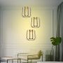 Aviano Xara 62100110 lampa wisząca 1x17 W czarna-złota zdj.6