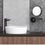 YokaHome Eda EDABLK lusterko kosmetyczne 21x21 cm okrągłe z oświetleniem czarny zdj.8